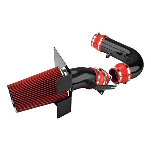 4 inch Cold Air Intake System Kit + Heat Shield Compatible 1997-2003 F150 Red