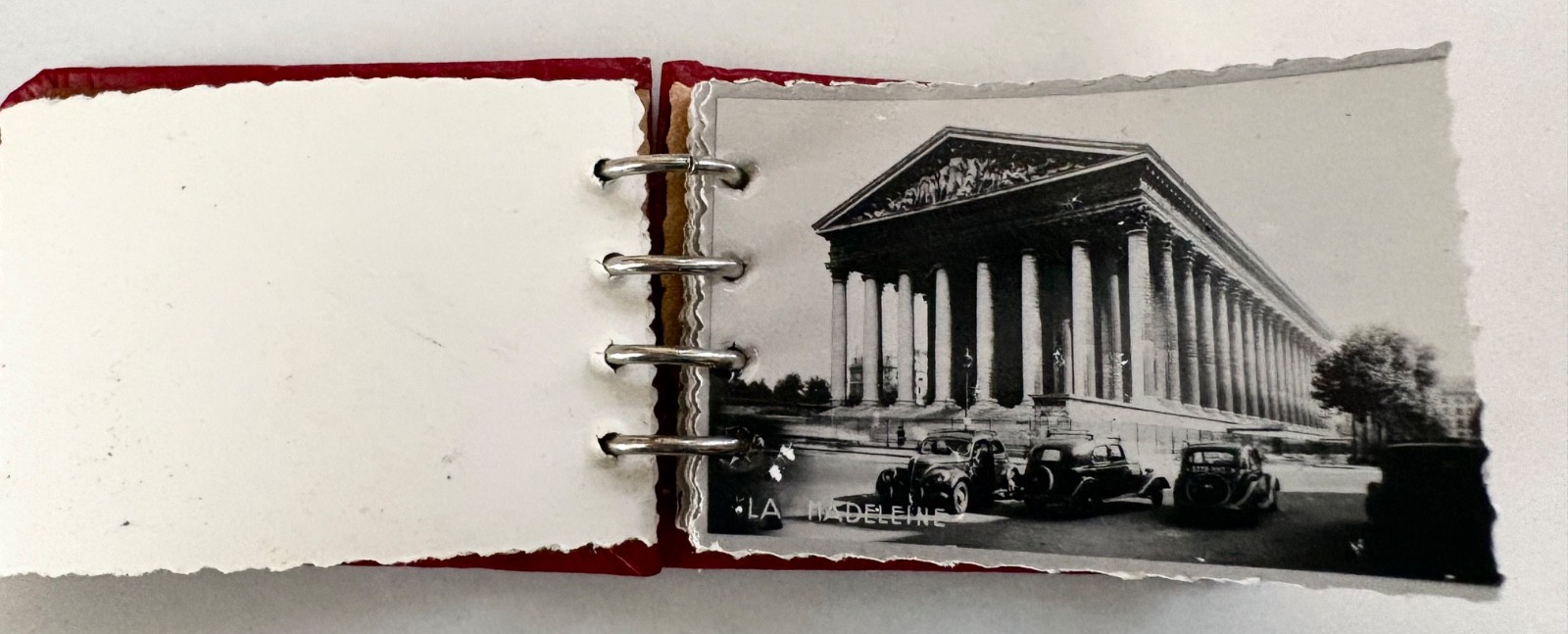 WWII VINTAGE FRANCE 1940’S FAMOUS PHOTOS Unique Mini Book-WarTime Black/white