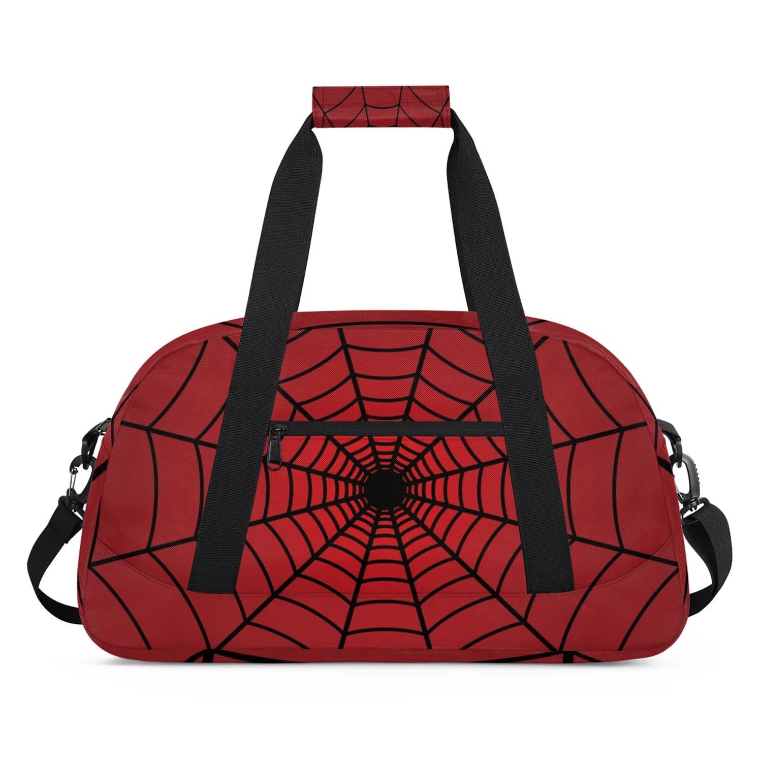Spiders Web Kids Overnight Duffel Bags Travel Sports Gym Bags for Boy Gothic …