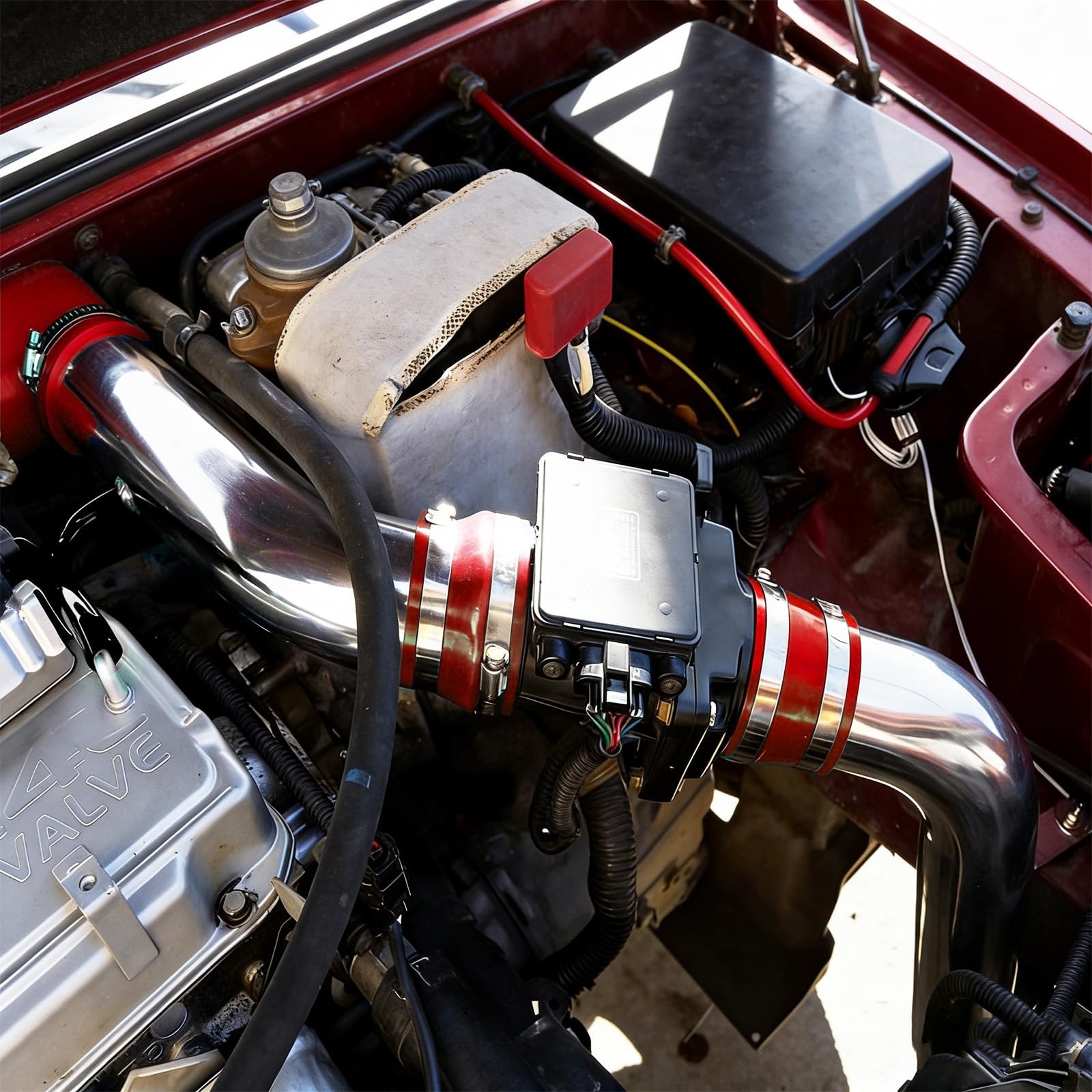 PHILTOP 2.75″ Cold Air Intake Kit Mitsubishi Eclipse 2000-2005 2.4L Red