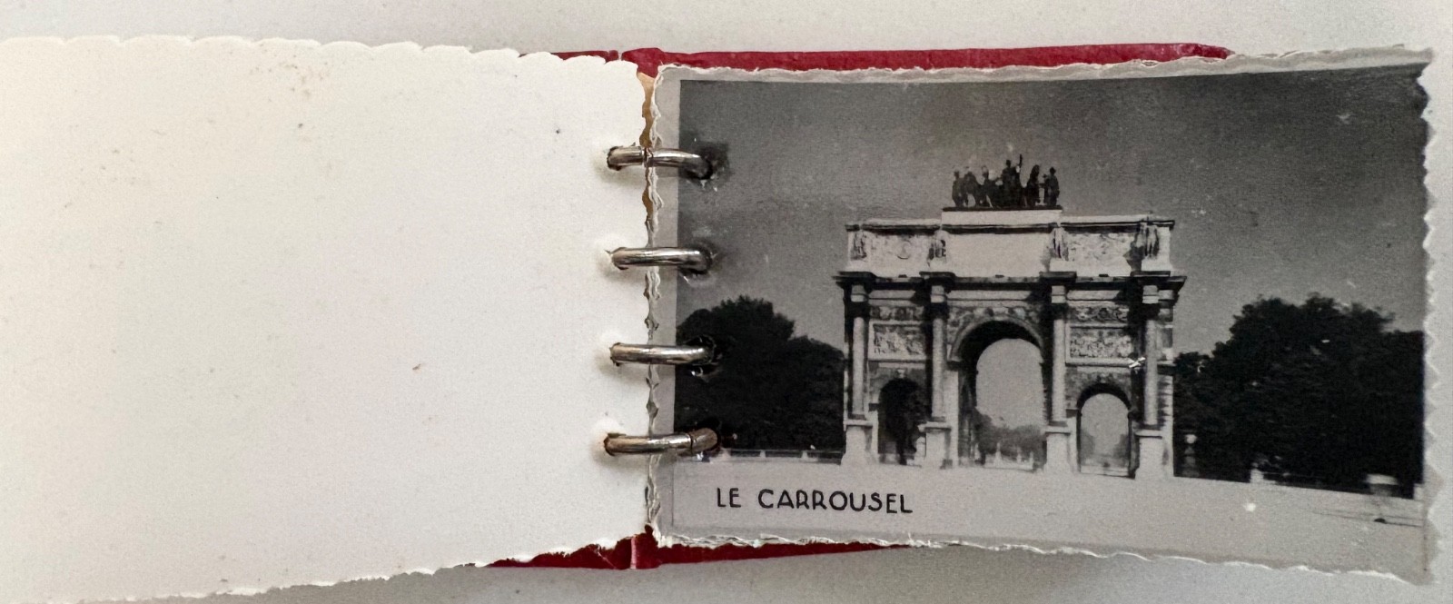 WWII VINTAGE FRANCE 1940’S FAMOUS PHOTOS Unique Mini Book-WarTime Black/white