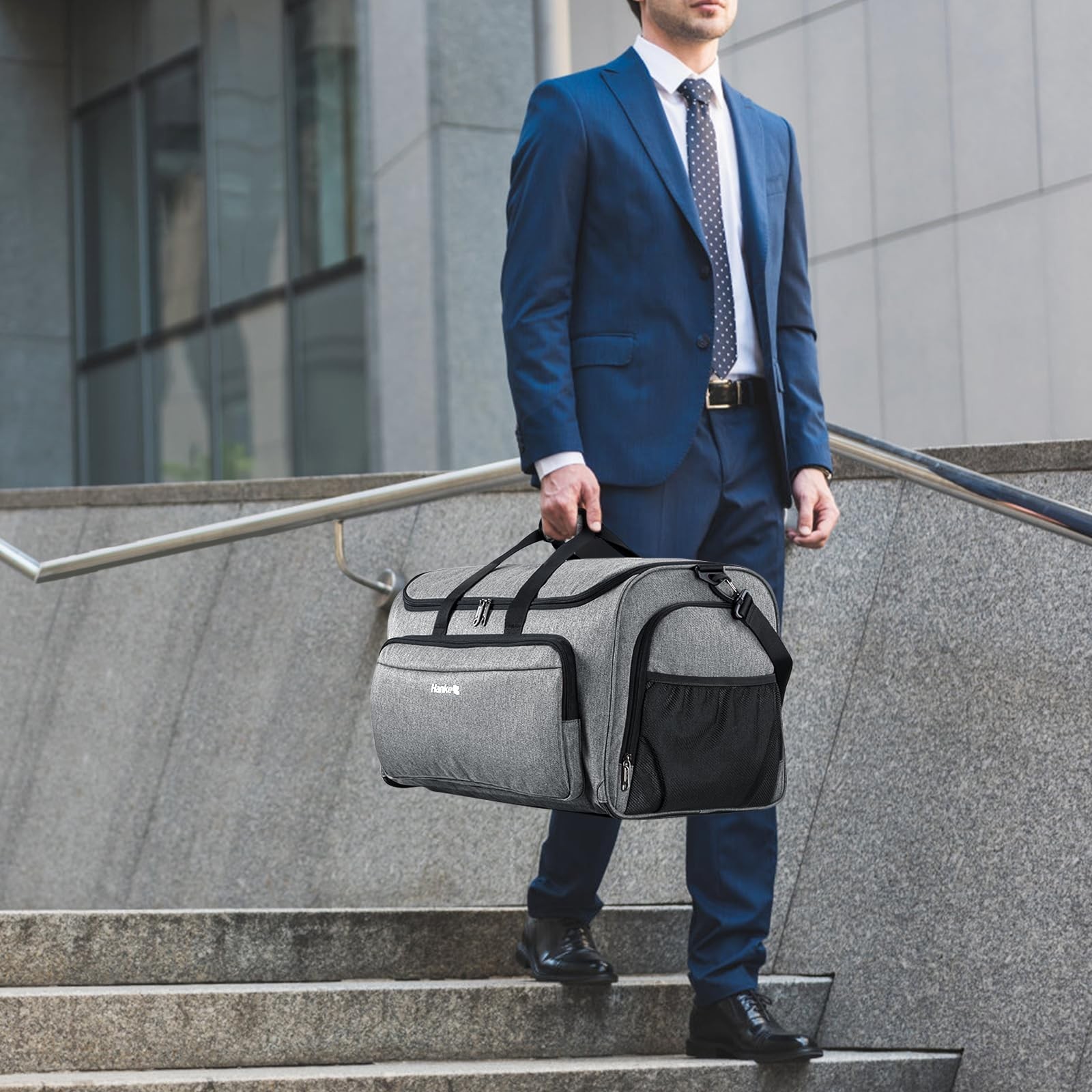 Hanke Carry on Garment Bags for Travel,Convertible Duffle Bag Luggage Bag Wee…