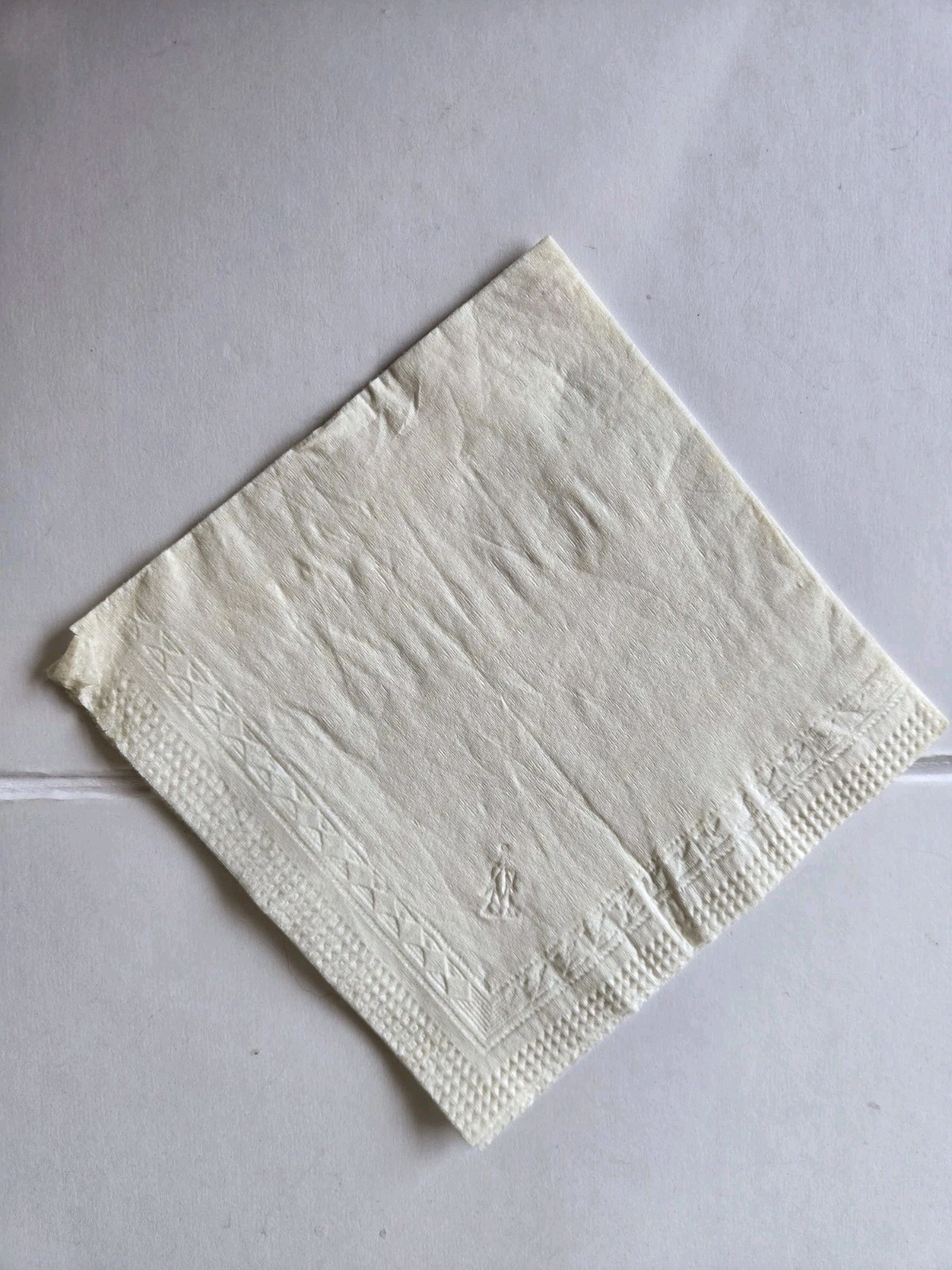 Vintage Gadsen Hotel Saddle and Spur Tavern Napkin Douglas Arizona