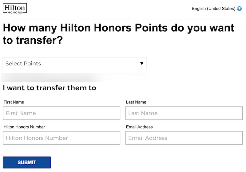 Hilton Honors (HHonors) 30k Points For Any Hilton Hotel!