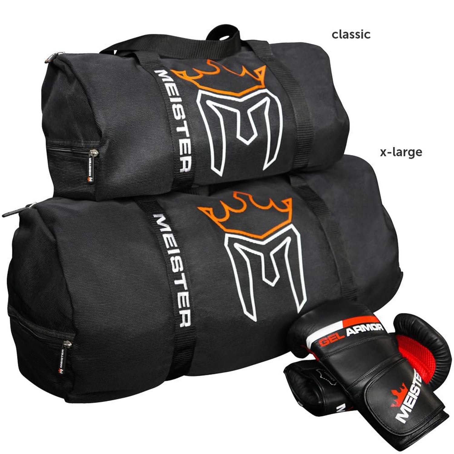 Meister Breathable Chain Mesh Duffel Gym Bag X-Large 28″x15″x15″ Black