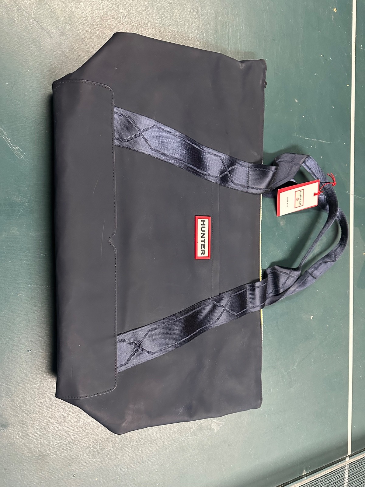 TWO BRAND NEW WITH TAGS-Hunter for Target bags-1 Green Duffle, 1 Blue Tote