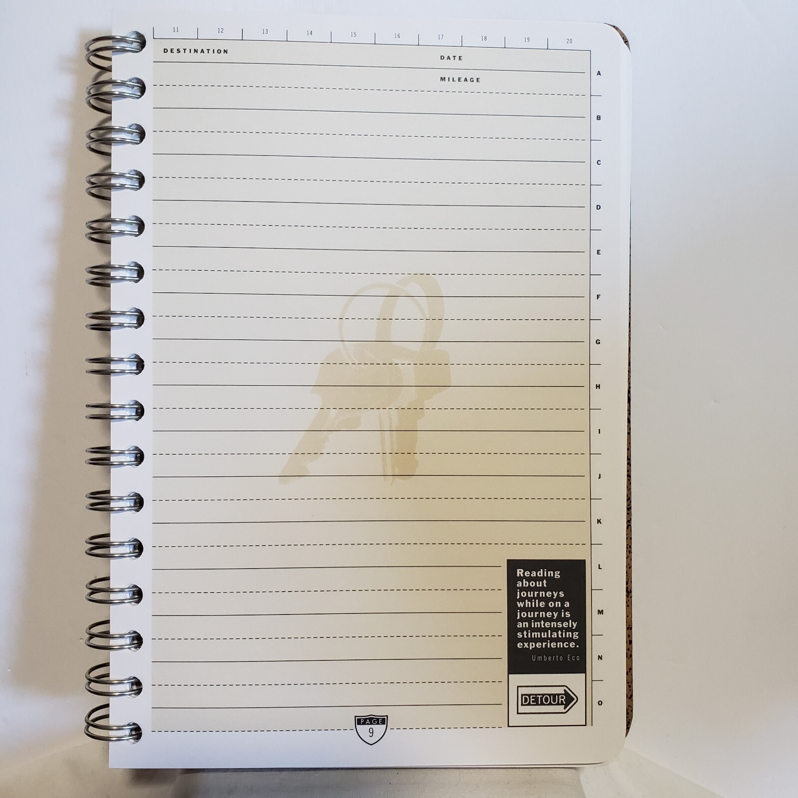 Chronicle Books Road Trip Journal 126 Pages Spiral Travel Vacation Scrapbook 6×8