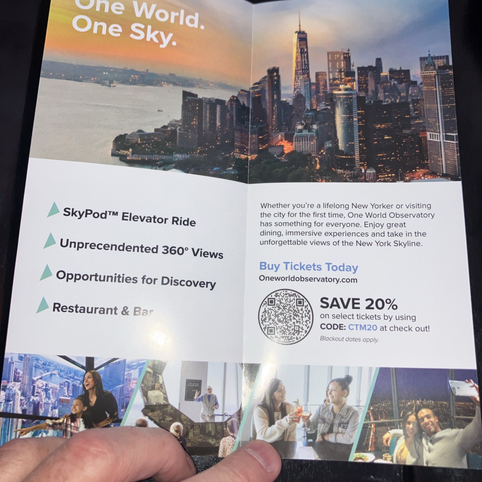 One World Observatory Flyer New York 2026 911 LAST ONE