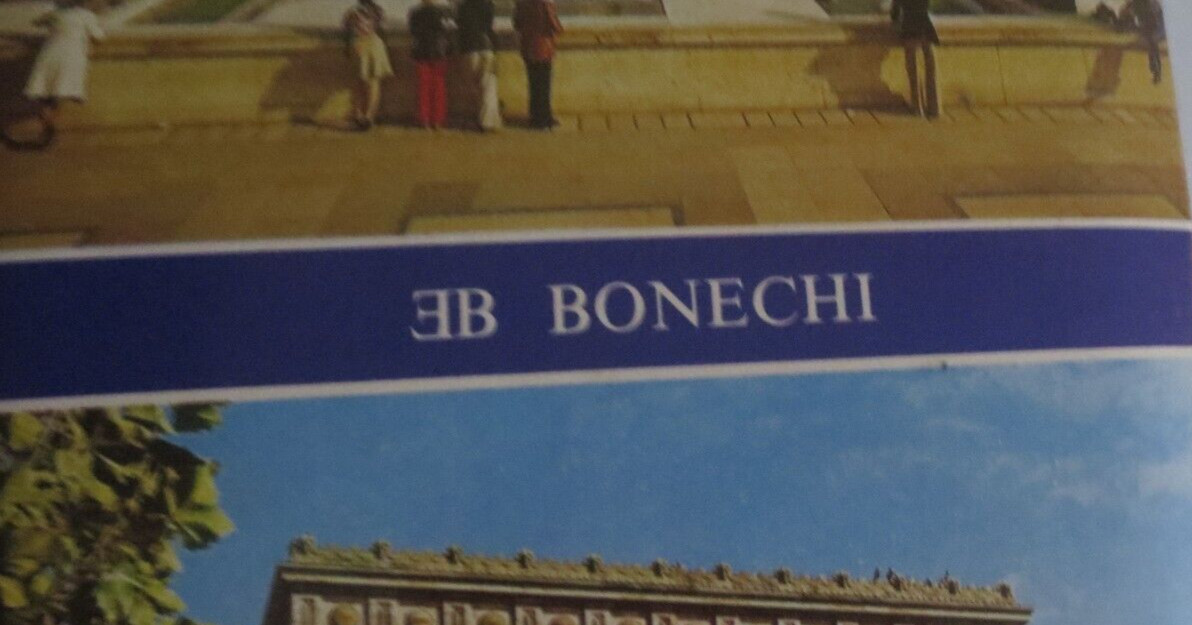 BONECHI COMPLETE GUIDE FOR VISITING PARIS PAPERBACK 156 PGS 8 X 4.5 INCHES 1986