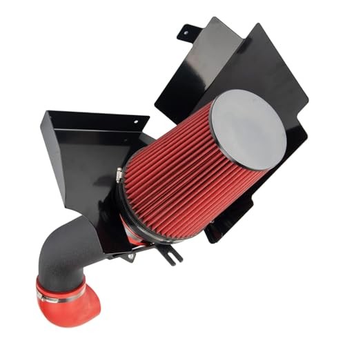 Cold Air Intake Kit with Filter Heat Shield for 99-06 GMC/Chevy V8 Red