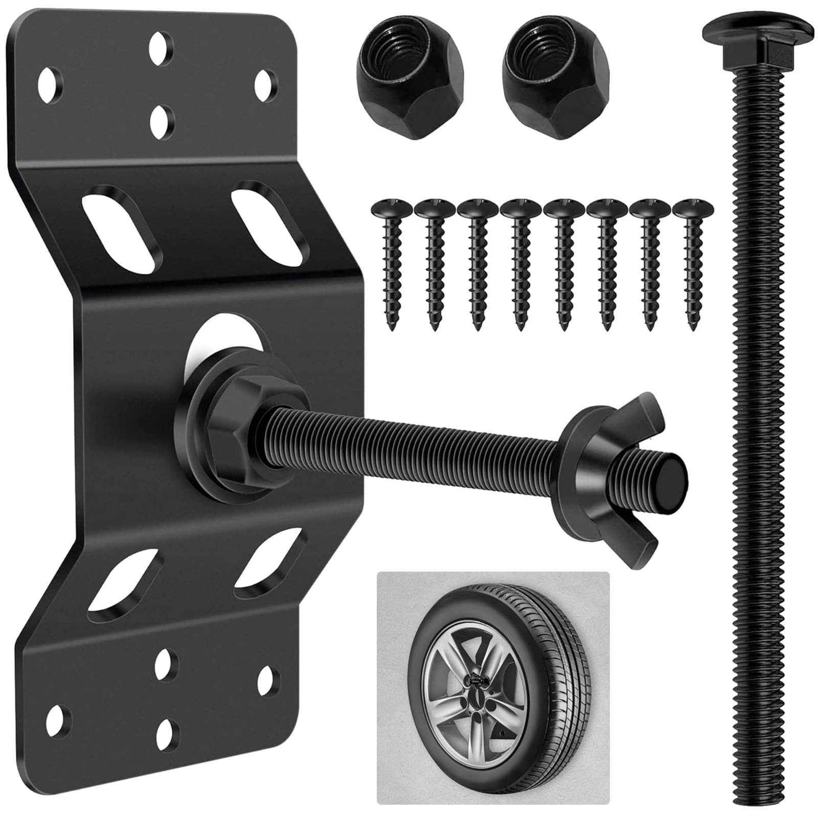 Boat Trailer Spare Tire Mount for Utility Trailer Spare Tire Holder Wall Moun…