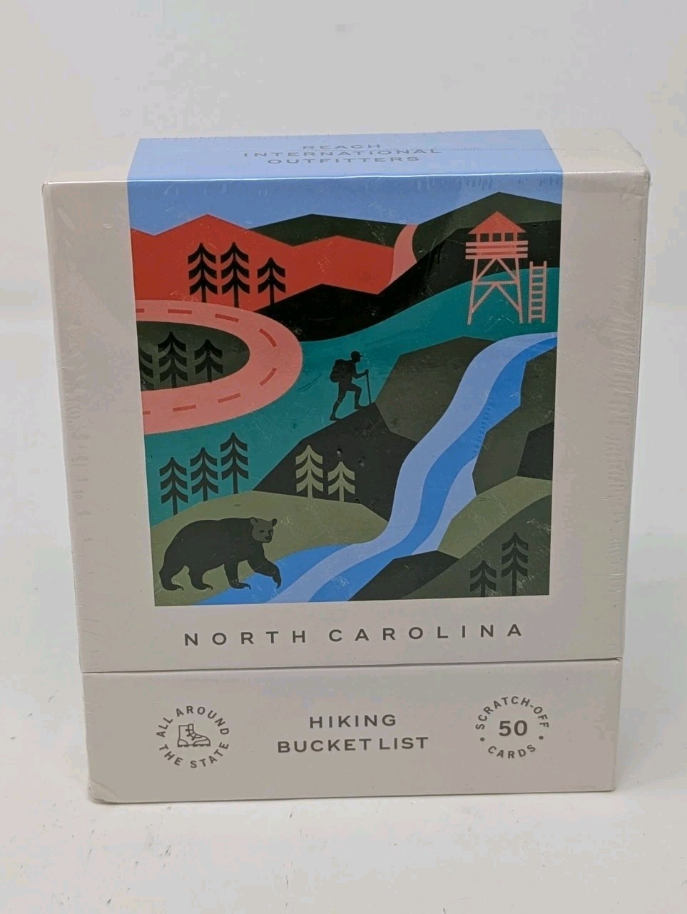 North Carolina Hiking Bucket List RIO Scratch Off Travel Cards – New & Sealed