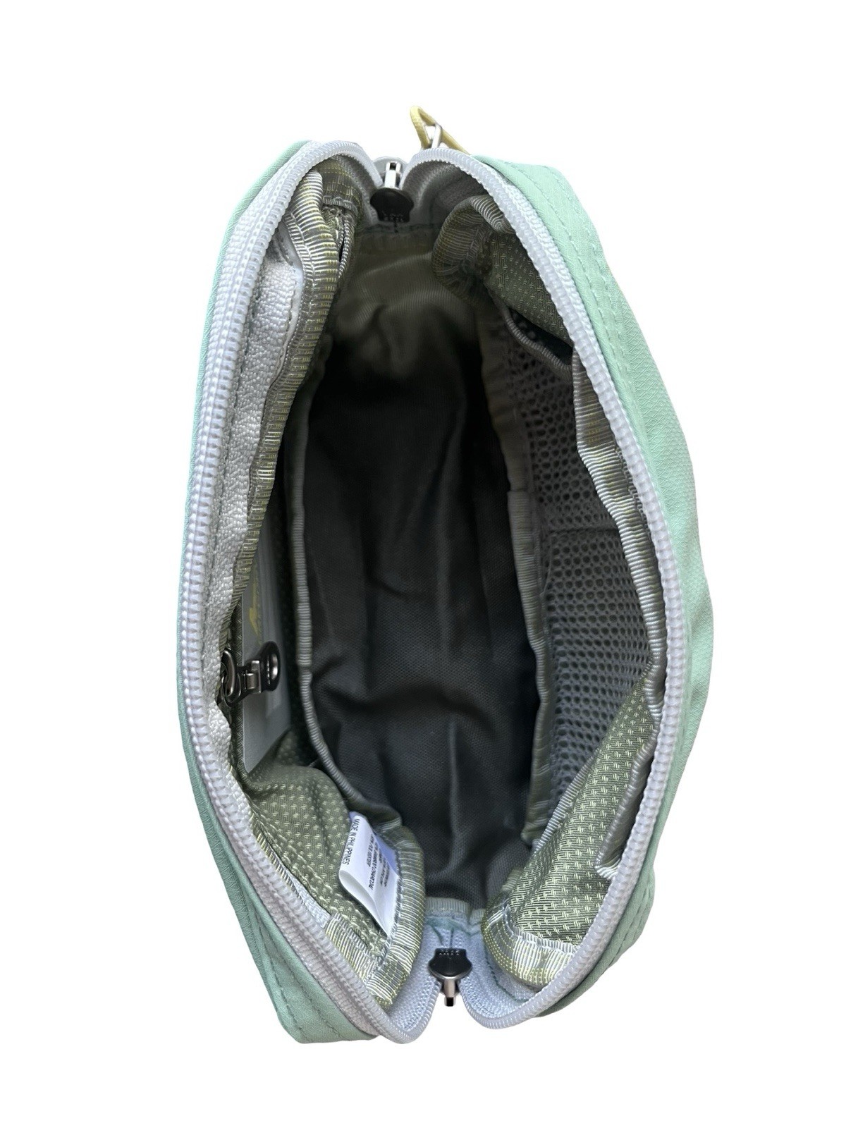 Gregory Yellow Label Accessory Pouch Medium Mint Green Zip Travel Organizer NWT