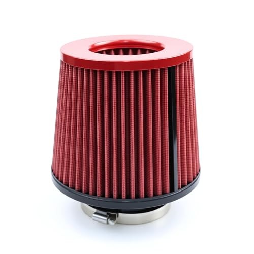 Fiber 3″ Cold Air Intake Filter (RED, 3inch”7mm) 6