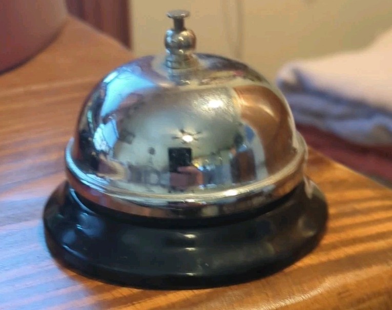 Hotel Counter Top Desk Office Call Metal Bell