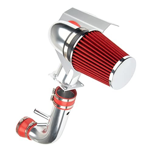 3 in. & 3.5 in Cold Air Intake Kit, Aluminum Car Air Intake Pipe Kit for