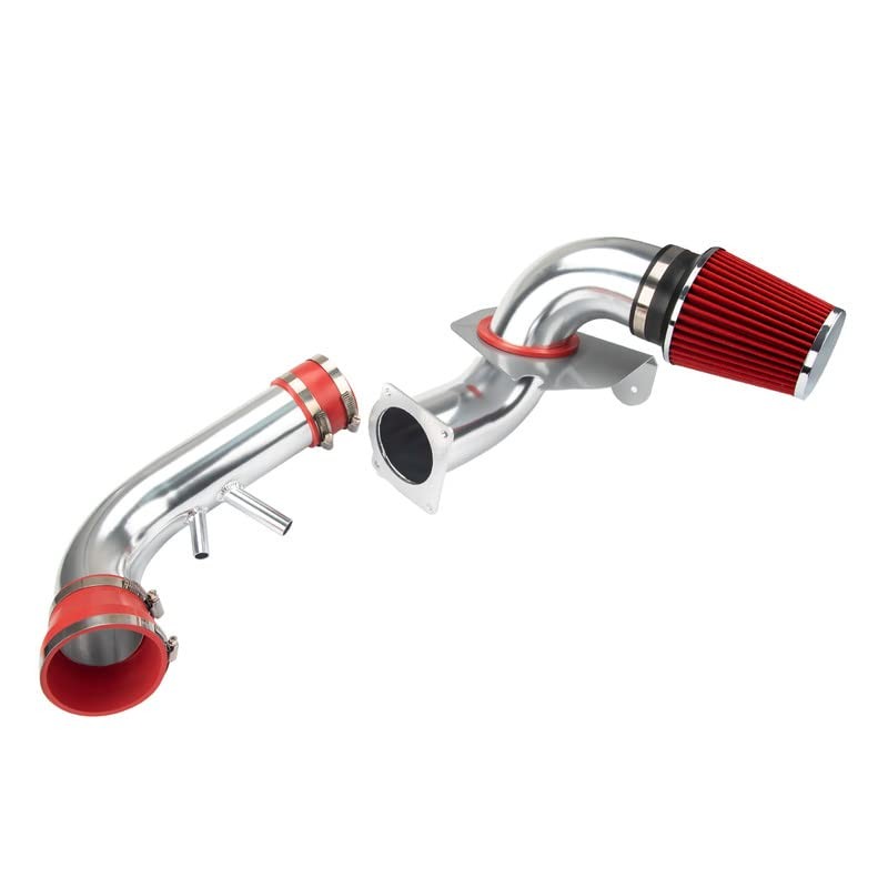 Air Intake Kit, 3″ & 3.5″ Cold Air Intake System Kits + Filter Aluminum