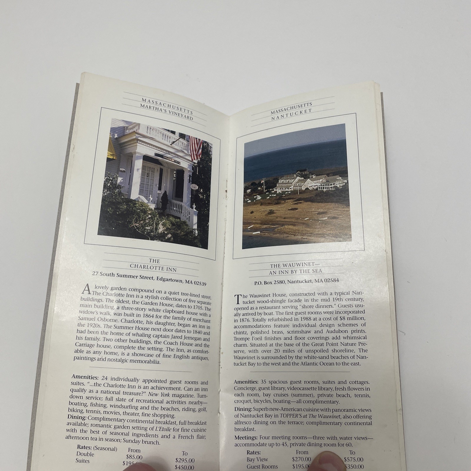 Vintage 1991-1992 Historic Hotels of America Membership Directory, Paperback