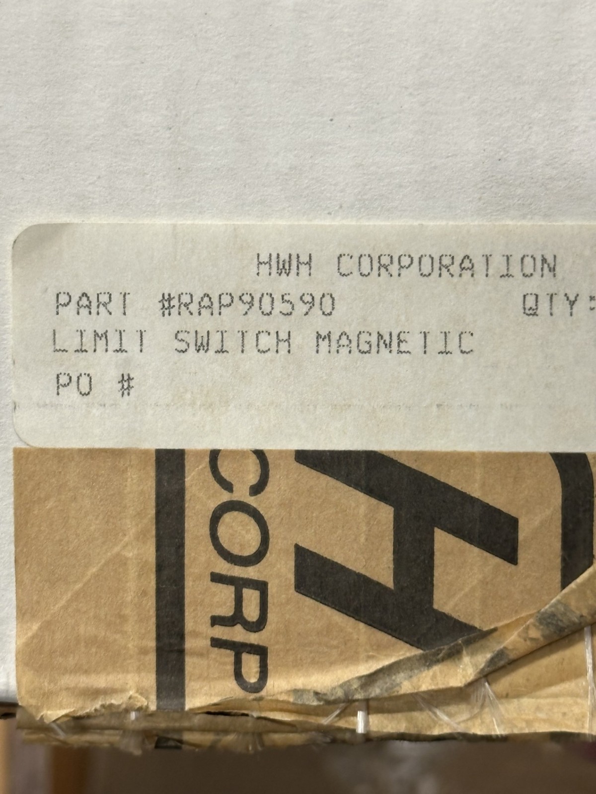 RAP90590 Magnetic Limit Switch (BR17)