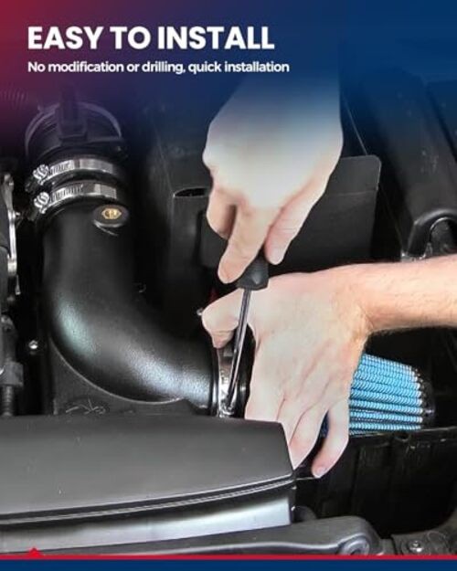 4 inch Cold Air Intake System Kit + Heat 1997-2003 F150/250 4.6/5.4L Blue