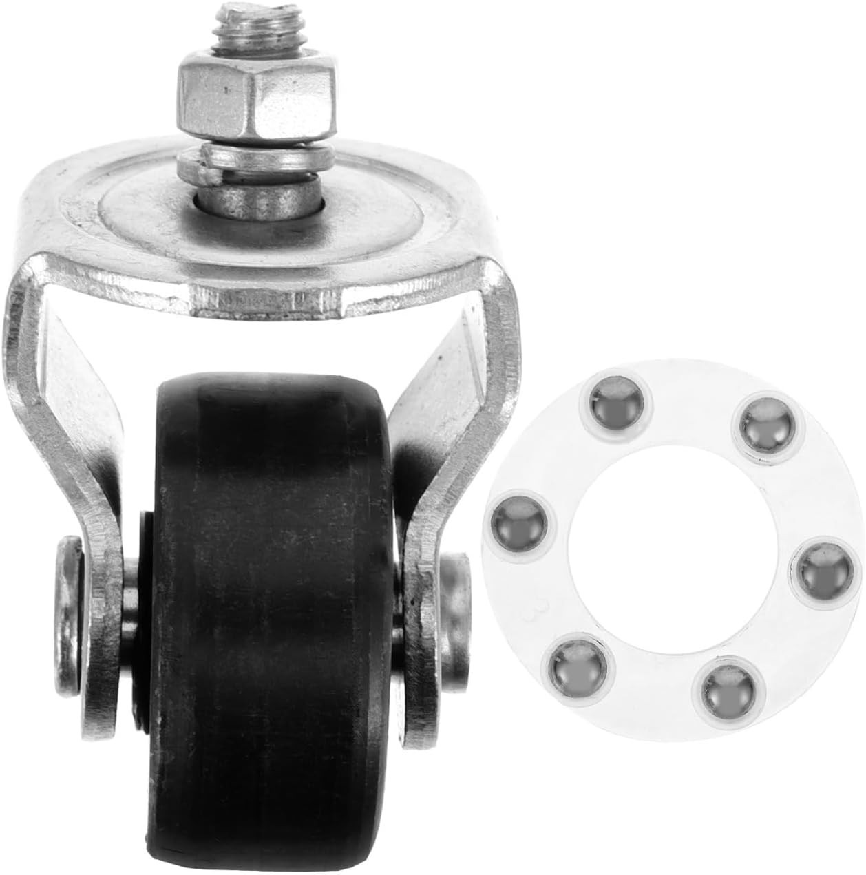 2Pcs Trailer Jack Front Wheels Swivel Replacement Heavy Duty Steel Car Jack A…