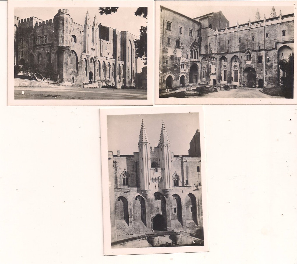1950s Small Souvenir 20 Photos Folio PALAIS DES PAPES AVIGNON, FRANCE