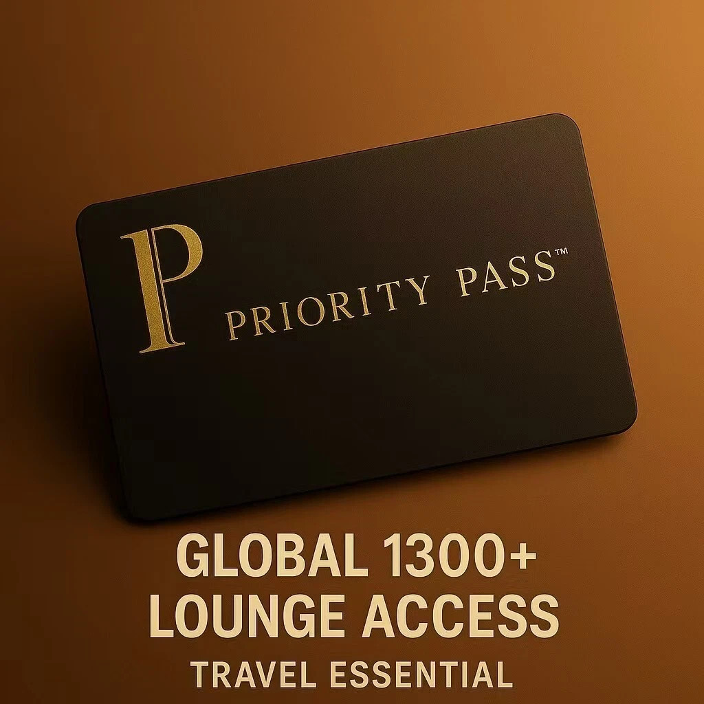 Priority Pass Select – 1 Year Membership – Unlimited Access