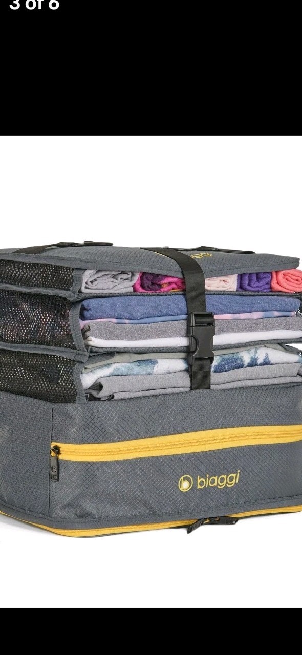 2 Biaggi hangmates Zip Cube Travel Packable Regular