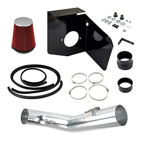 Air Intake Kit, Cold Air Intake System Kits + Filter Aluminum Compatible with