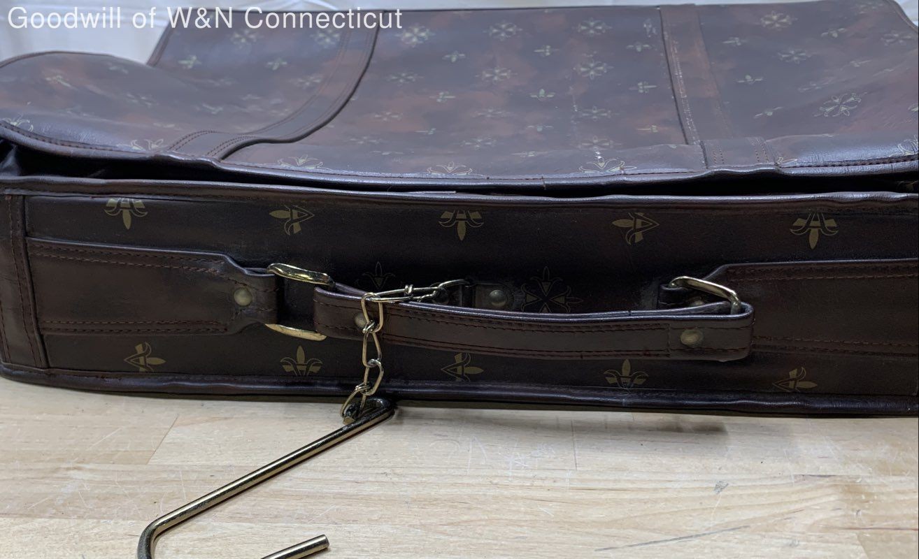 American Tourister Brown Leather Luggage Bag