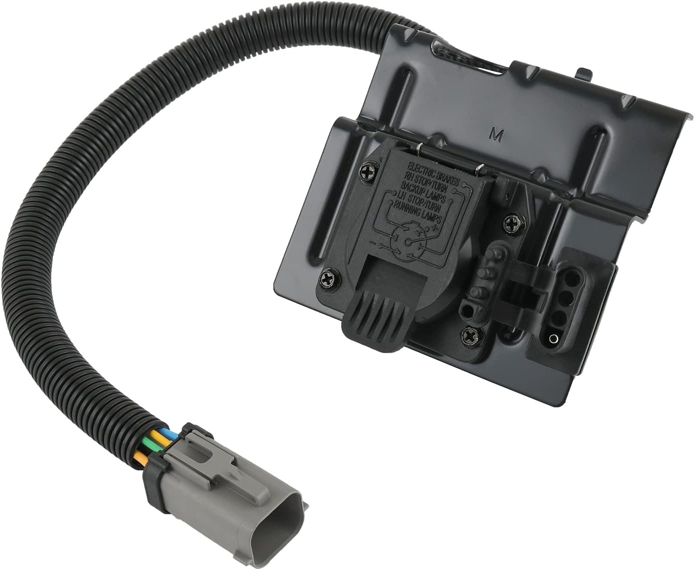 4 & 7 Pin Trailer Tow Wiring Harness Plug Compatible with 1999-2001 Ford F250
