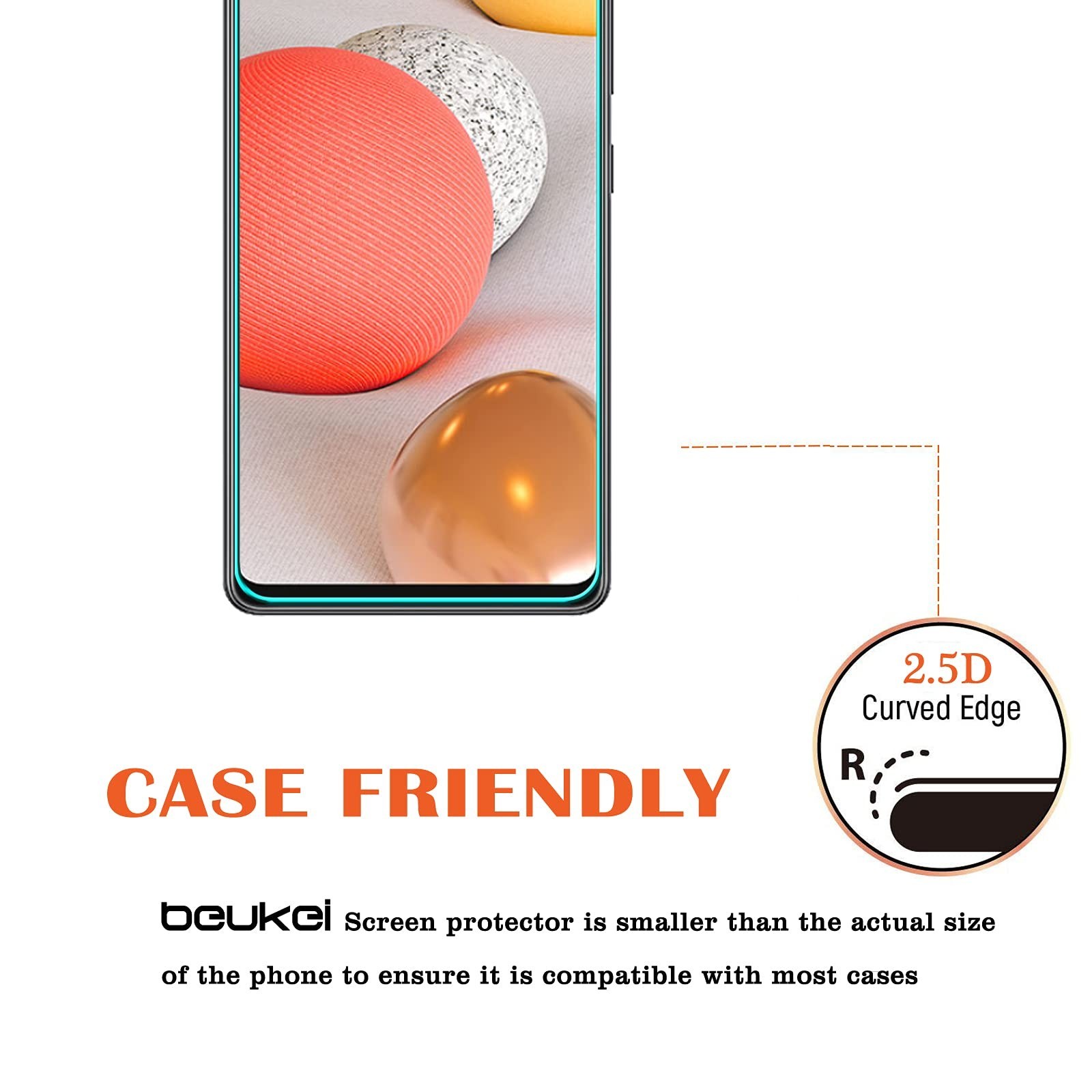(3 Pack) Compatible for Samsung Galaxy A42 5G Screen Protector Tempered Glass…