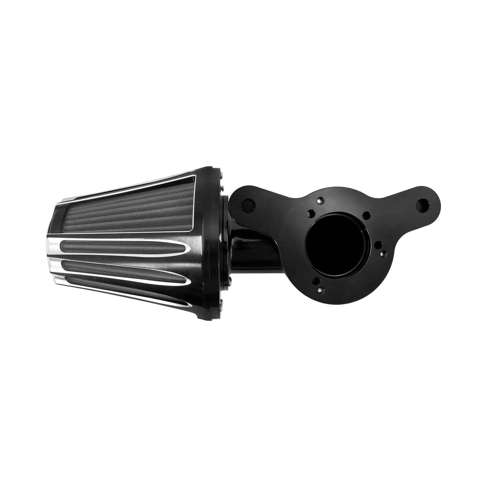 Sucker Air Intake Cleaner Kit Air Filter Fit for Harley (Black Housing Grey E…