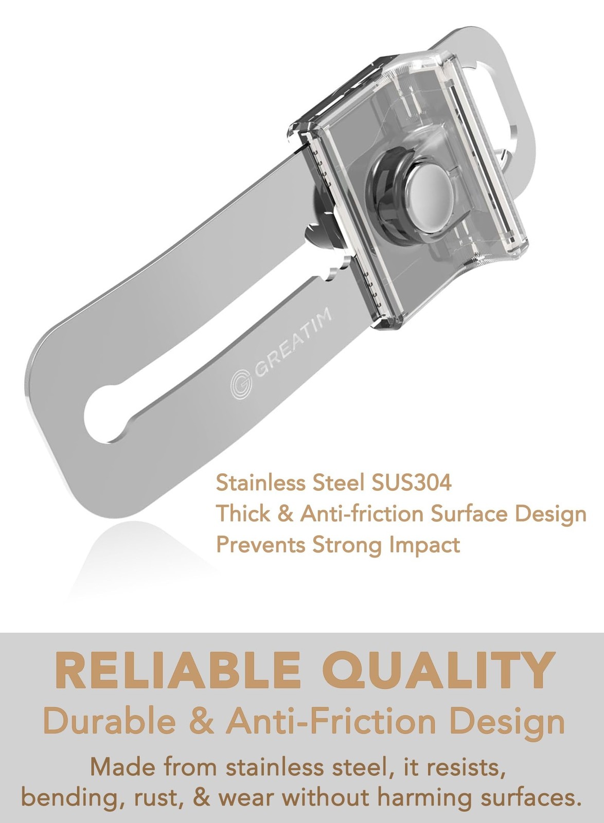 Greatim Portable Door Lock for Travel Hotel Safety, Stainless Steel Security …