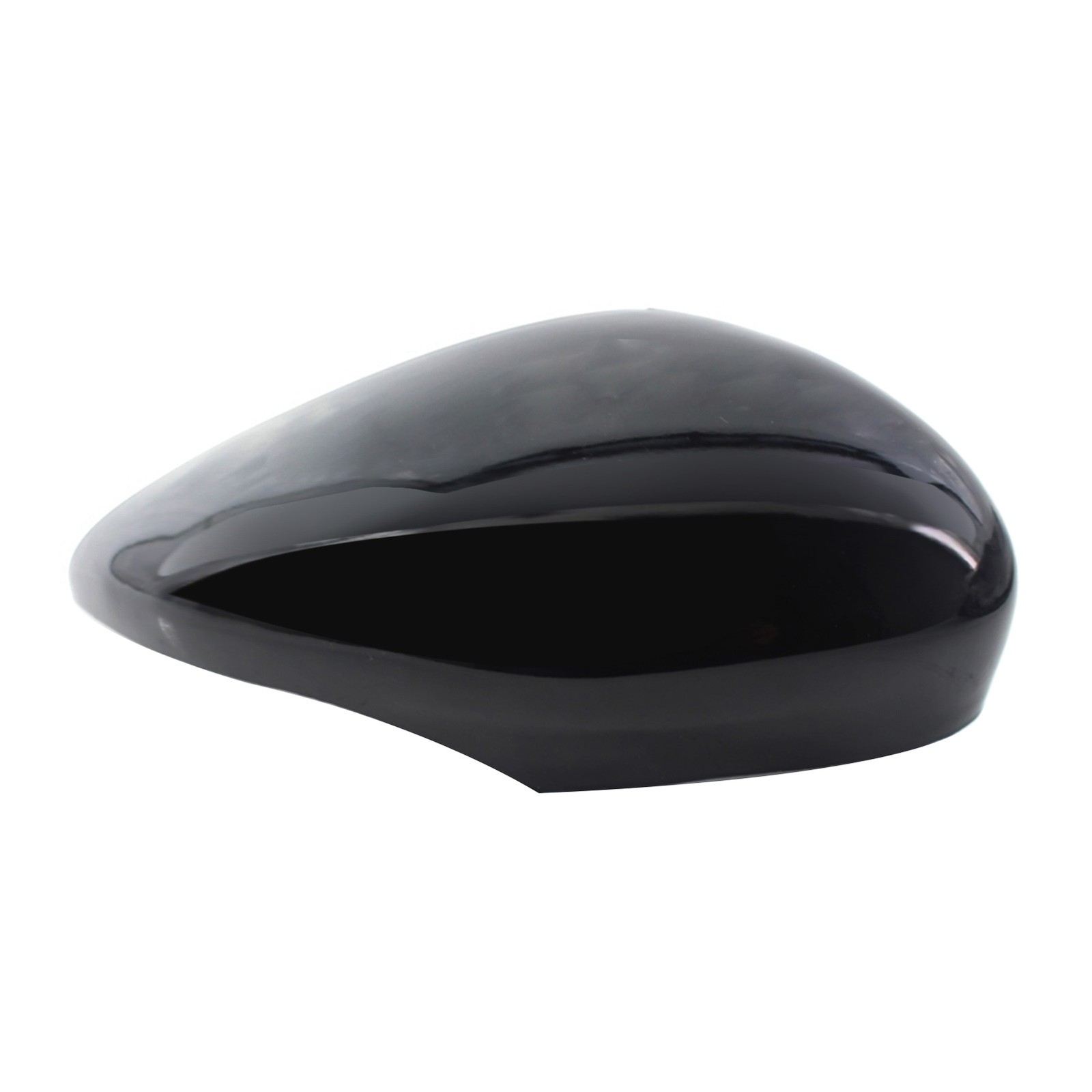 Gloss Black Wing Mirror Cover Cap Painted Replacement For 2009-2015