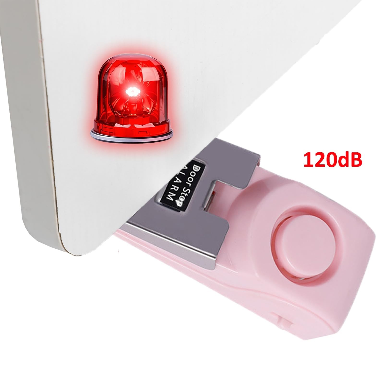 Mengshen 3 Pack Door Stop Alarms 120dB Security Alarms for Door Hotel Safe | …