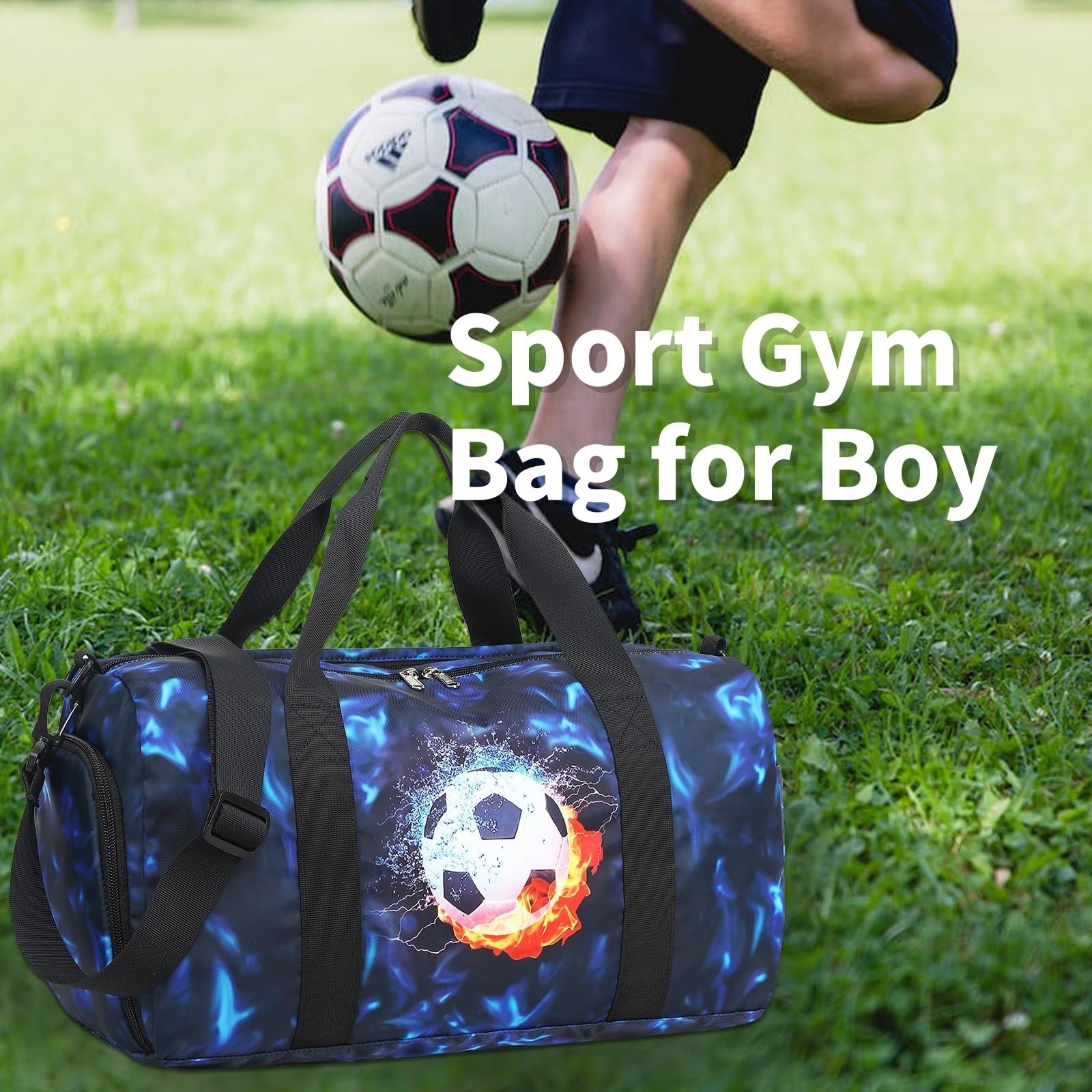 Kids Duffle Bag Boys Girls Overnight Travel Sport Gym Bag Weekender Carry On …