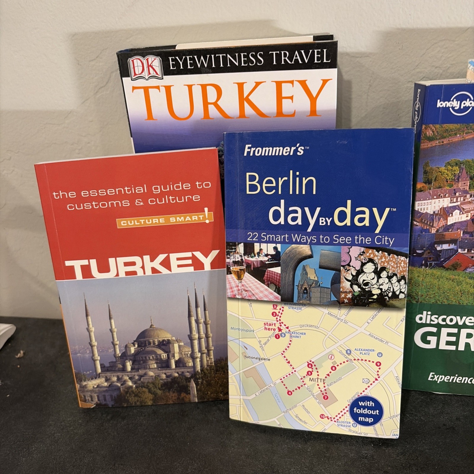 Lot of 8 Travel Books – Turkey France Germany Europe Paris Berlin