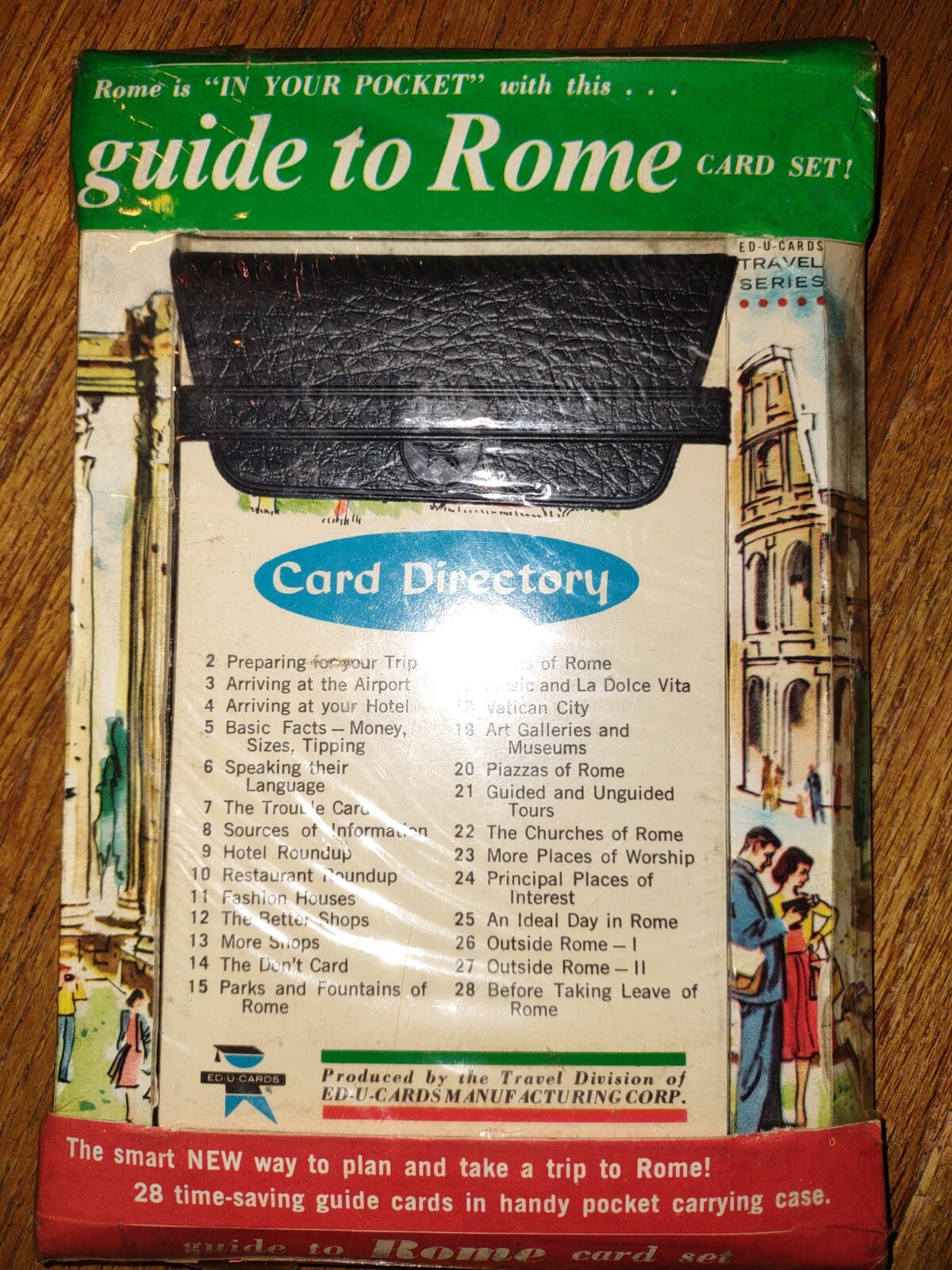 Guide To Rome Card Set Ed-u Cards 1965 New Sealed