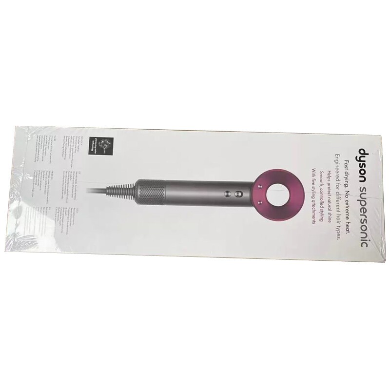 USA Supersonic Hair Dryer /with 5 Styling Attachments / IN BOX -Iron Fuchsia