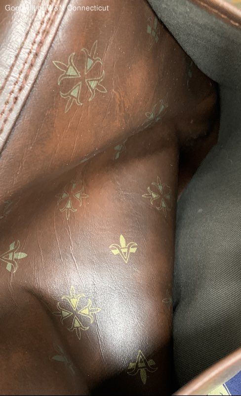 American Tourister Brown Leather Luggage Bag
