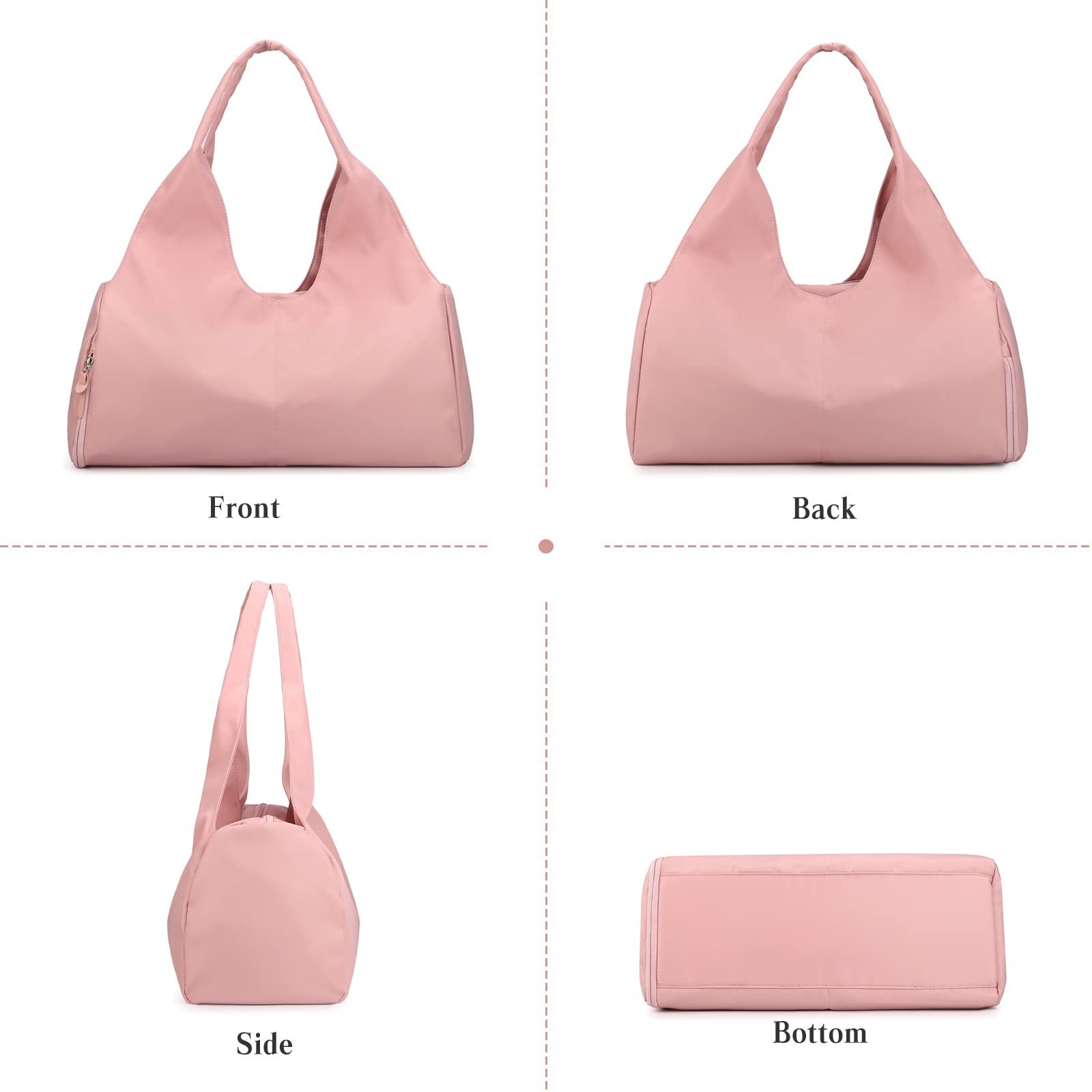 PORRASSO Sport Duffel Bag Women Travel Bag Large Carry on Bag Gym Tote Bag Ho…