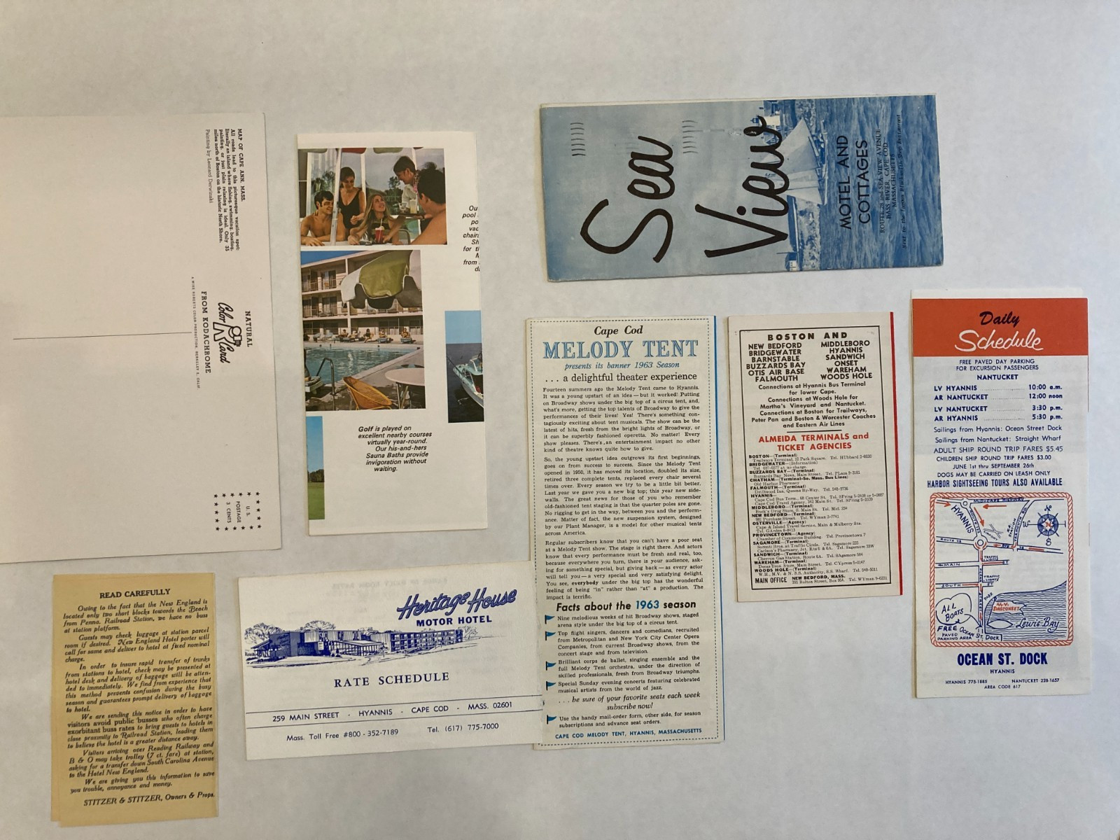 Vintage New England Brochures circa 1950’s – 1970’s