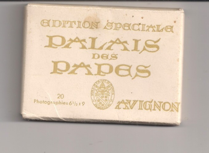 1950s Small Souvenir 20 Photos Folio PALAIS DES PAPES AVIGNON, FRANCE