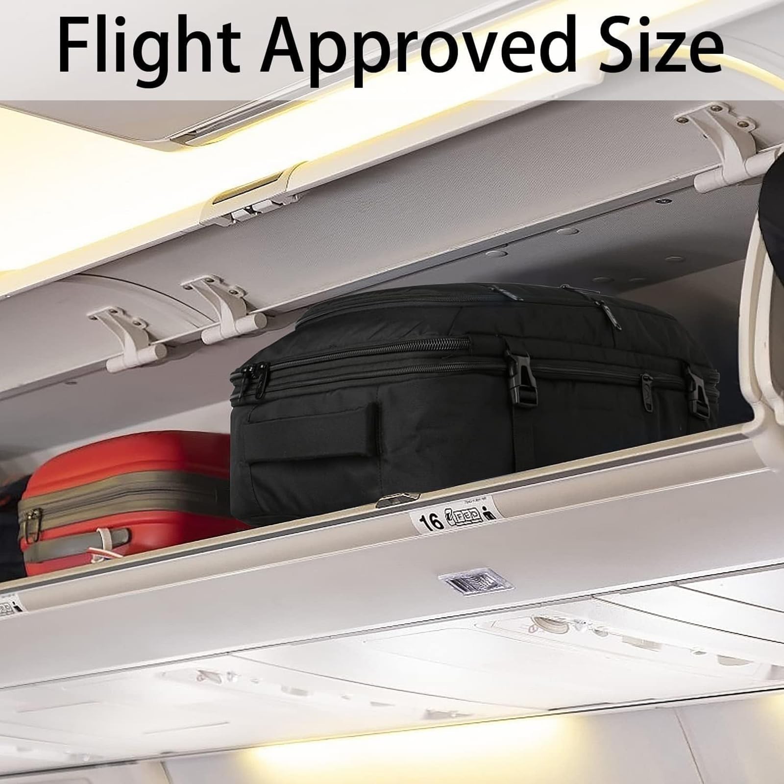 Vancropak 35L Carry on Bags for Airplanes, Luggage Backpack for Travel, Fligh…