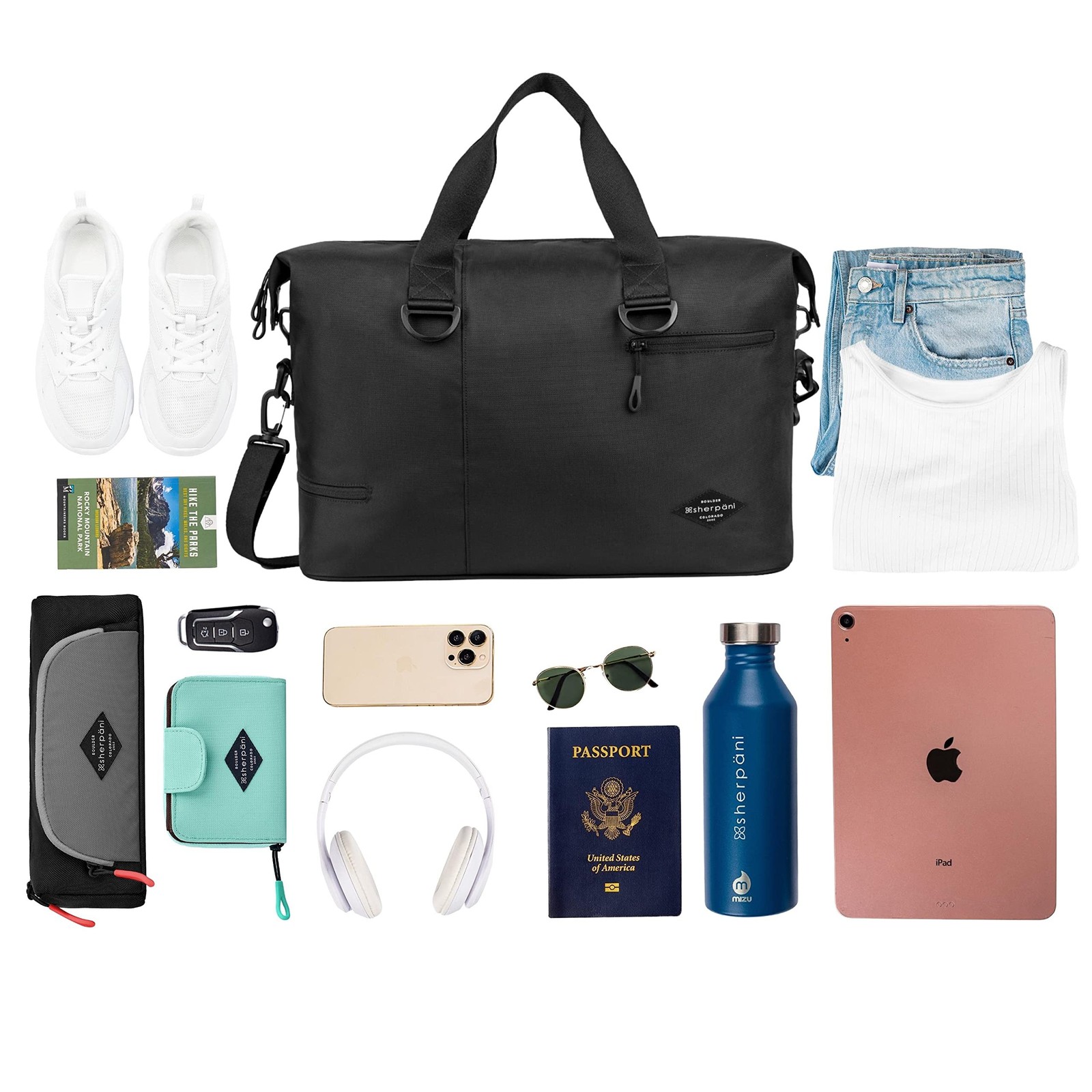 Sherpani Sola, Travel Duffle Bag, Weekender Bags for Women, Carry-On Duffel w…