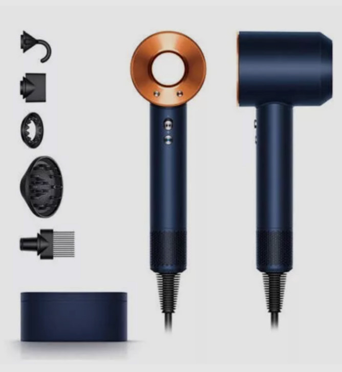 New Dyson Supersonic HD07 Special Edition Hair Dryer – Blue/Copper
