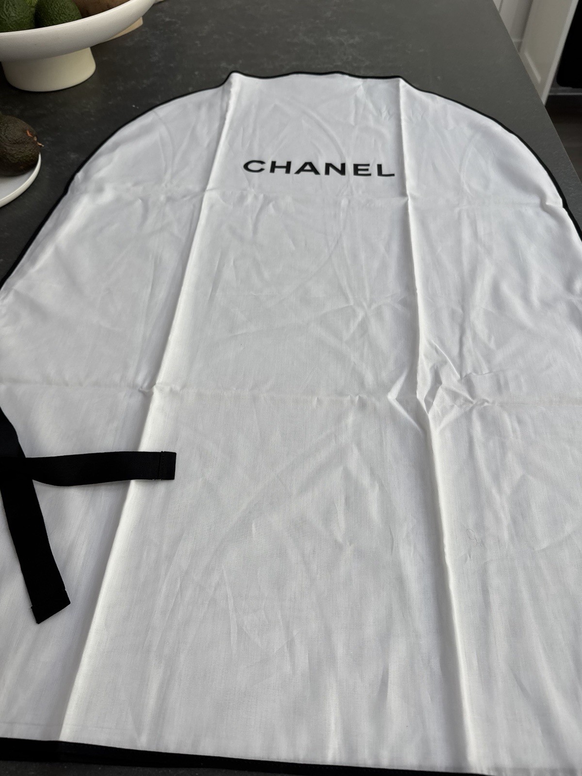 Chanel White Fabric Garment Bag 23-24” X 34-36” New From Store