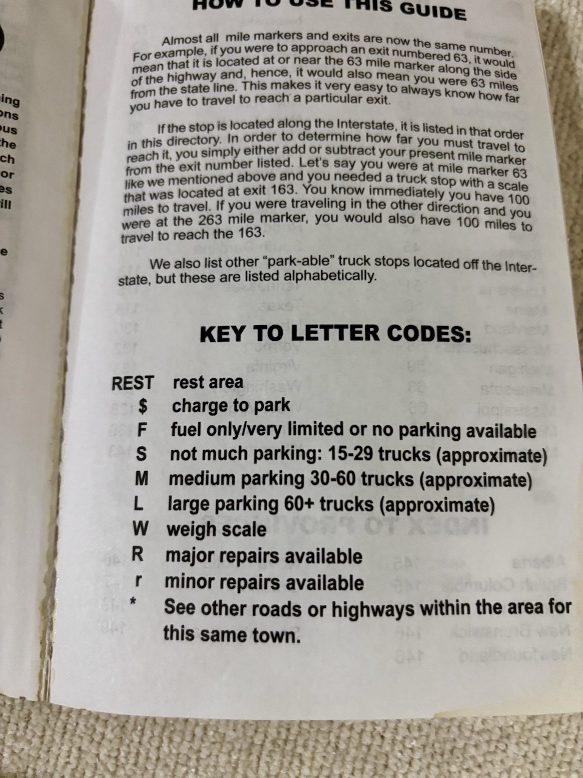 The Pocket Truck Stop Guide Edition 28 20th Year 1998-2018 Road Life Media Book
