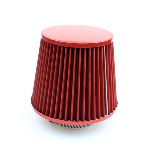 Fiber 3″ Cold Air Intake Filter (RED, 3inch”76mm) 4